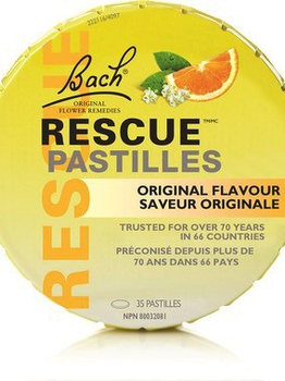 Bach Flower Bach Rescue Pastilles Orange & Elderflower 50 g