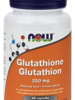 Now Foods NOW Glutathione 250mg 60 vcap
