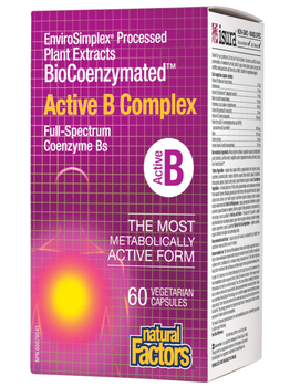 Natural Factors Natural Factors BioCoenzymated Active B Complex 60 caps