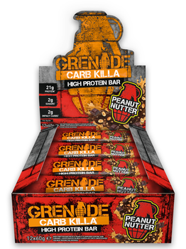 Grenade Grenade Protein Bar  Peanut Nutter 12 X 60g