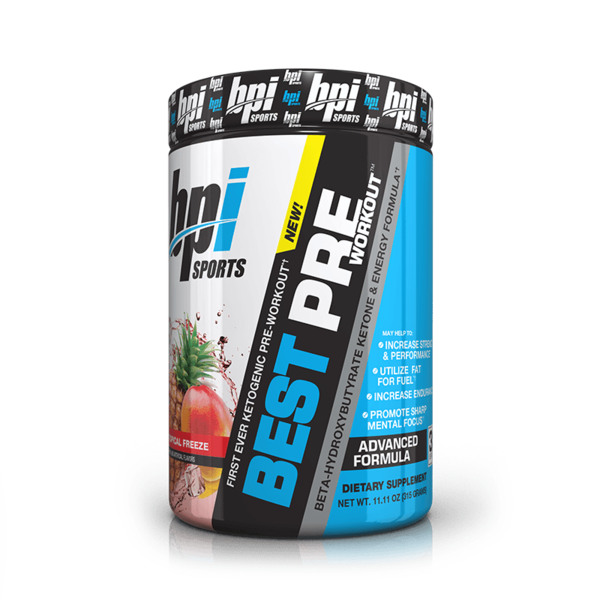 BPI Keto Best PreWorkout Tropical Freeze 315g Vitamin