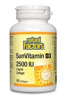 Natural Factors Natural Factors Vitamin D 2500IU 90 softgels