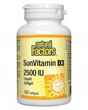 Natural Factors Natural Factors Vitamin D 2500IU 180 softgels