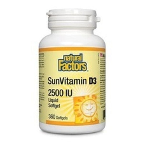 Natural Factors Natural Factors Vitamin D 2500IU 360 softgels