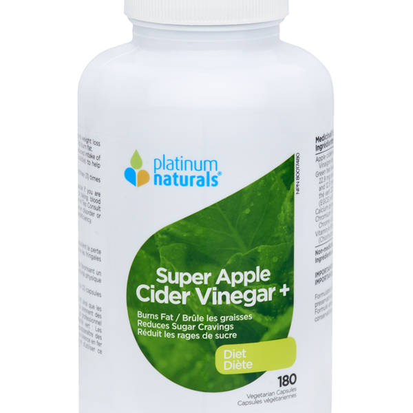Platinum Naturals Platinum Naturals Super Apple Cider Vinegar + Diet 180 vcaps