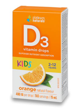 Platinum Naturals Platinum Naturals Delicious D Orange for Kids 400 IU 15ml