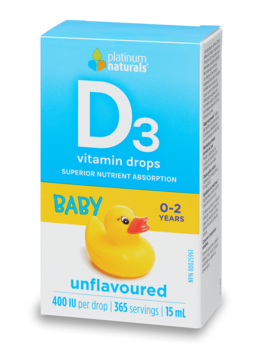Platinum Naturals Platinum Naturals Vitamin D3 400 IU for Infants 15ml