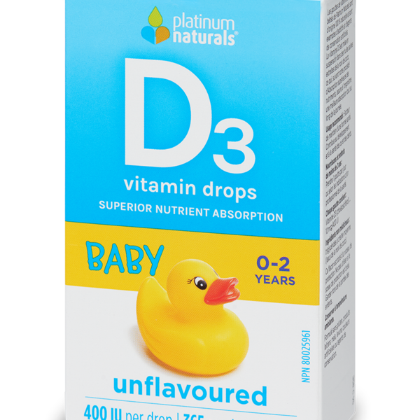 Platinum Naturals Platinum Naturals Vitamin D3 400 IU for Infants 15ml