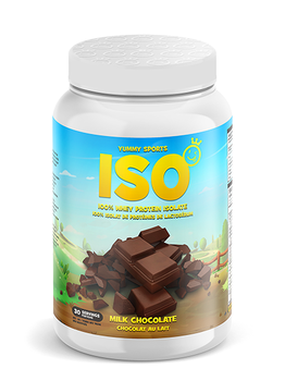 Yummy Sports Yummy Sports Iso Tub Milk Chocolate 2lb