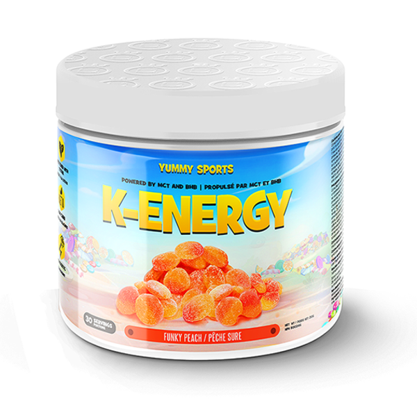 Yummy Sports Yummy Sports K-Energy Funky Peach 30 Servings