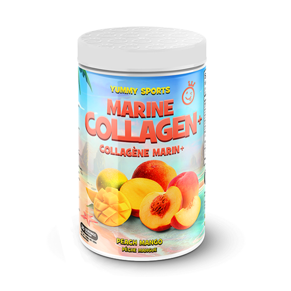 Yummy Sports Yummy Sports Marine Collagen+ Peach Mango 30 Servings
