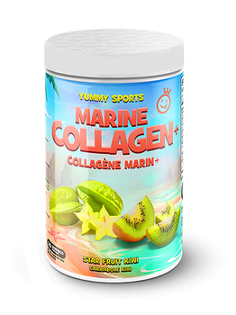 Yummy Sports Yummy Sports Marine Collagen+ Star Fruit Kiwi 30 Servings