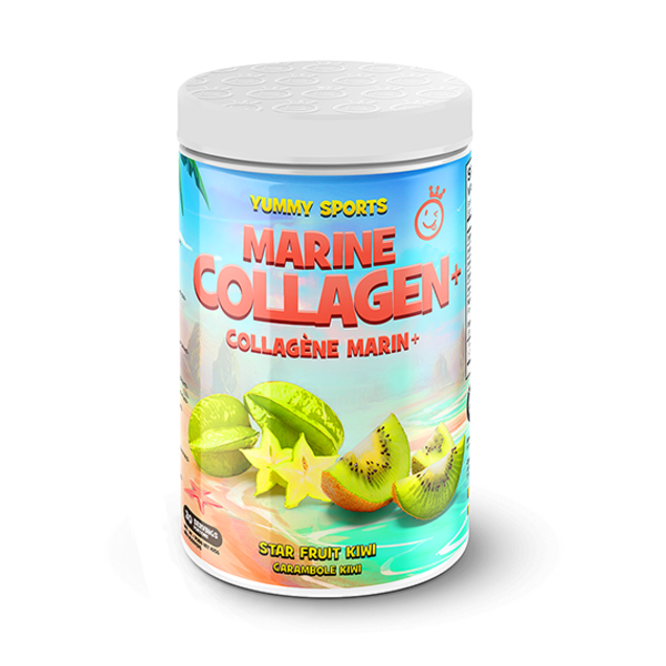 Yummy Sports Yummy Sports Marine Collagen+ Star Fruit Kiwi 30 Servings