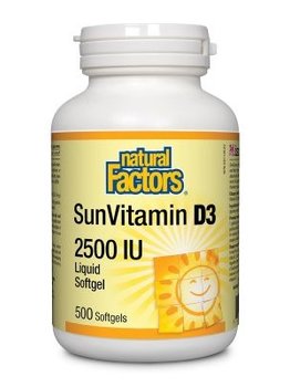 Natural Factors Natural Factors Vitamin D 2500IU 500 softgels