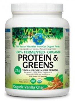 Whole Earth & Sea Whole Earth & Sea Organic Protein and Greens Vanilla Chai 656g