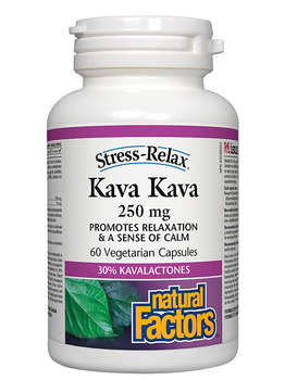 Natural Factors Natural Factors Kava Kava 250 mg 250 mg 60 vcaps