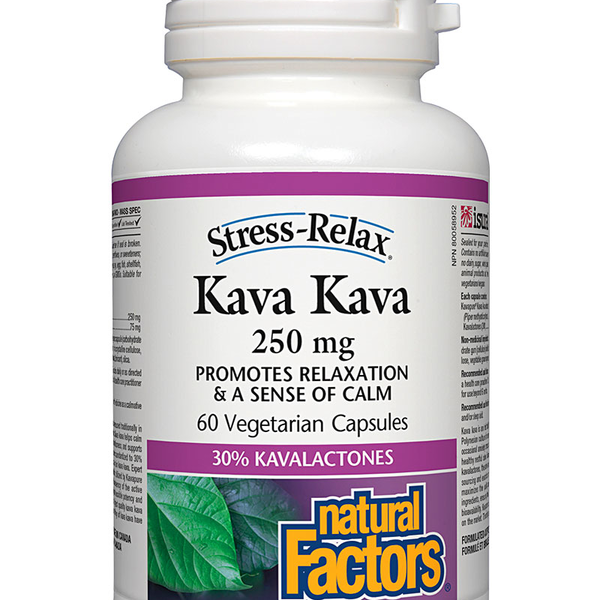 Natural Factors Natural Factors Kava Kava 250 mg 250 mg 60 vcaps