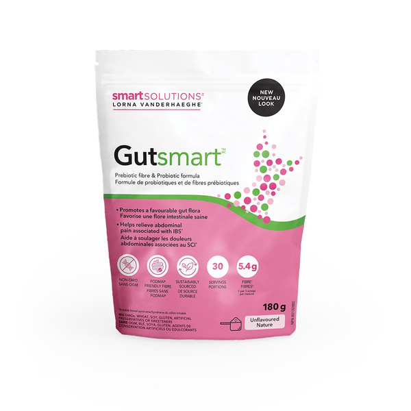 Lorna Vanderhaeghe Smart Solutions  Gutsmart Prebiotic Fiber & Probiotic 180g