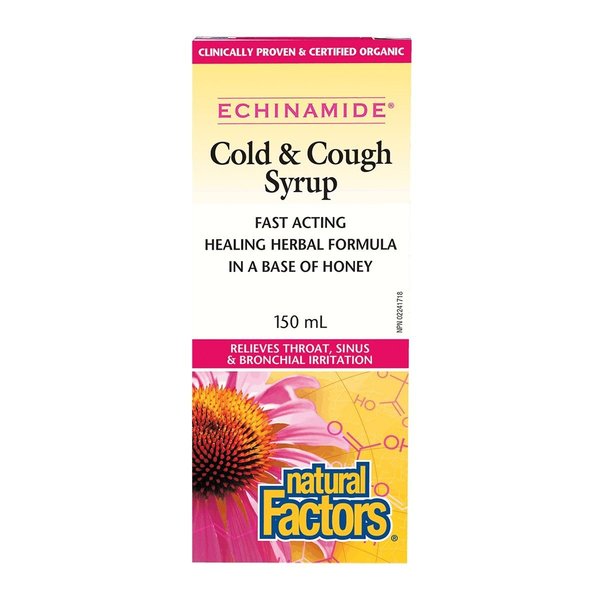 Natural Factors Natural Factors Echinamide Cold & Cough Syrup 150mL