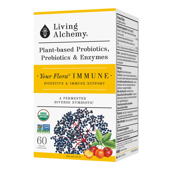Living Alchemy Living Alchemy Your Flora Immune Digestive and Immune Support 60 cap