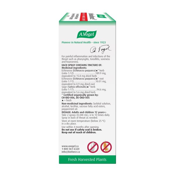 A.Vogel A.Vogel Echinaforce Sore Throat Spray 30ml tincture