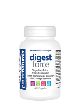 Prairie Naturals Prairie Naturals Digest-Force Activated Charcoal & Ginger 60 caps