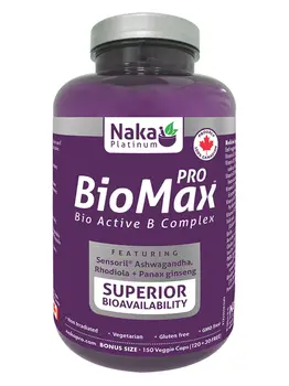 Naka Herbs Naka Platinum Pro BioMax B Complex 150 Vcaps