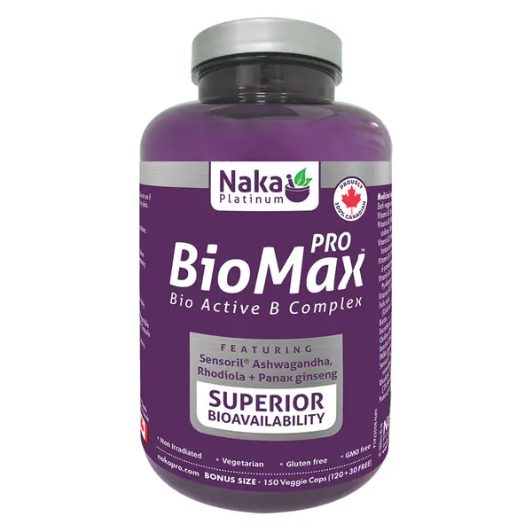 Naka Herbs Naka Platinum Pro BioMax B Complex 150 Vcaps