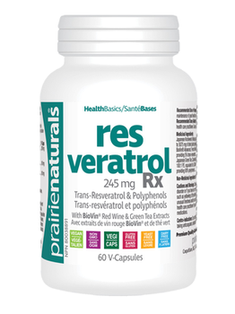 Prairie Naturals Prairie Naturals Resveratrol Rx 245 mg 60 vcaps