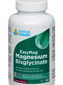 Platinum Naturals Platinum Naturals EasyMag Magnesium Bisglycinate 60 softgels
