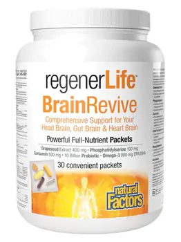 Natural Factors RegenerLife BrainRevive 30 Packets