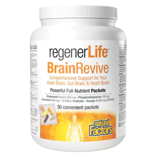 Natural Factors RegenerLife BrainRevive 30 Packets