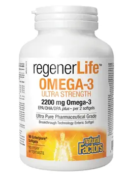 Natural Factors RegenerLife Ultra Strength Omega 3 90 softgels