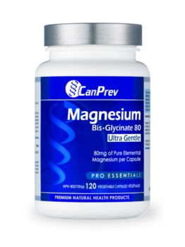 CanPrev CanPrev Magnesium BisGlycinate 80 Ultra Gentle 120 Vcap