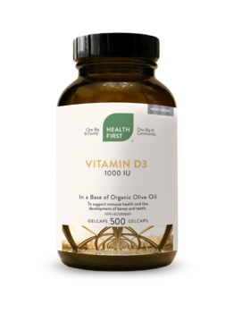 Health First Health First Vitamin D3 1000 IU 500 caps