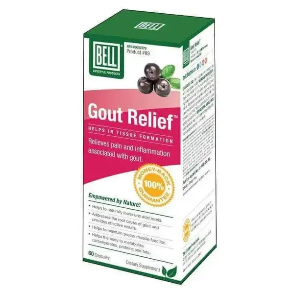 Bell Lifestyle Bell Gout Relief 60 caps
