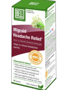 Bell Lifestyle Bell Migraid Headache Relief 30 caps