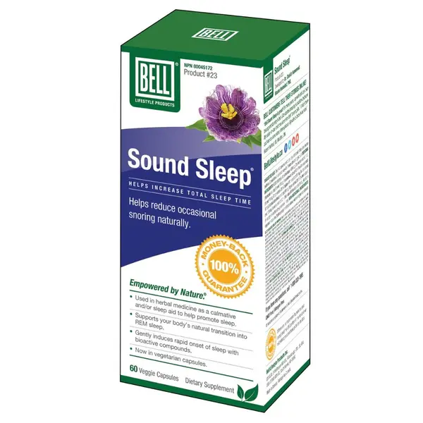 Bell Lifestyle Bell Sound Sleep 750mg 60 caps