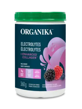 Organika Organika Effervescent Electrolytes + Enhanced Collagen Wild Berry 360g