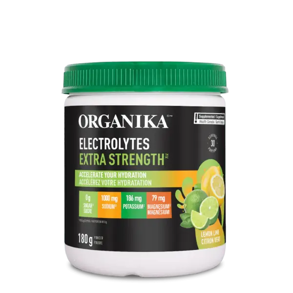 Organika Organika Electrolytes Extra Strength Lemon Lime 180g