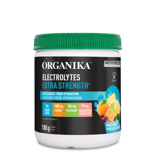 Organika Organika Electrolytes Extra Strength Fruit Punch 180g