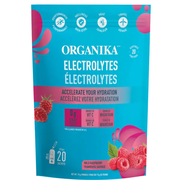 Organika Organika Electrolytes Wild Raspberry 3.5g X 20 Bag