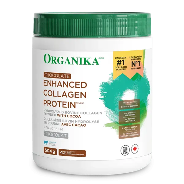Organika Organika Enhanced Collagen - Chocolate 504g