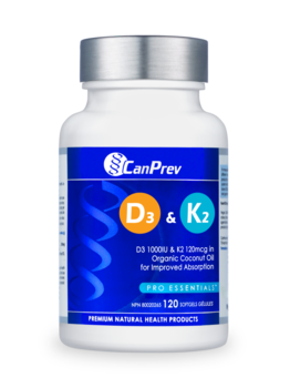 CanPrev CanPrev D3 & K2 120 Softgels