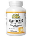 Natural Factors Natural Factors Vitamin K & D Bonus 360 Softgels