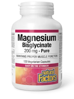Natural Factors Natural Factors Magnesium Bisglycinate 200 mg 120 caps