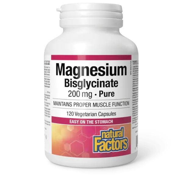 Natural Factors Natural Factors Magnesium Bisglycinate 200 mg 120 caps