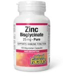 Natural Factors Natural Factors Zinc Bisglycinate 25mg 120 Vcap