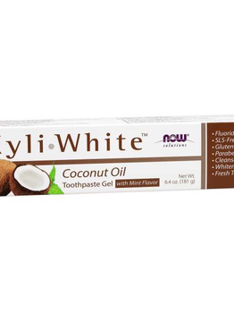 Now Foods NOW Xyliwhite Coconut Oil Toothpaste Gel 181g