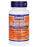Now Foods NOW Bromelain 2400GDU/g 500mg 60 vcaps
